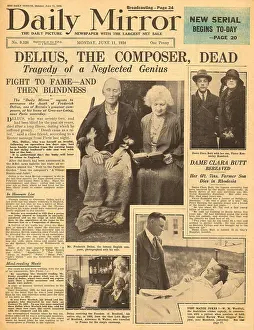 Paralysis: Death of composer Frederick Delius