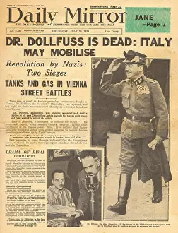Dollfuss: Death of Dr Dollfuss, Austrian Chancellor