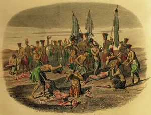 Rico: Death of the Franciscan missionaries, dismembered and devour