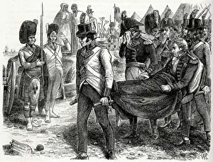 Stretcher: Death of General Sir Ralph Abercromby, Alexandria, 1801