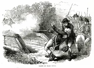 Deaths: Death Of isaac Davis during the battle of Concord
