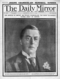 Politicial: Death of Joseph Chamberlain