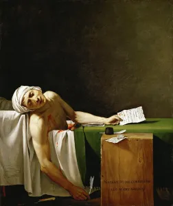 Corday: The Death of Marat, by Jacques-Louis David