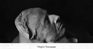 Chopin: Death mask of Frederic Chopin