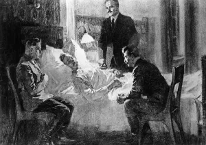 Sickbed: Death of Maxim Gorki, 1936