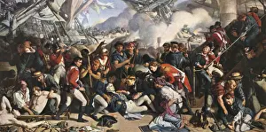 Trafalgar: The Death of Nelson after the painting by Daniel