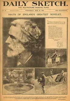 Boxhill: Death of the novelist George Meredith