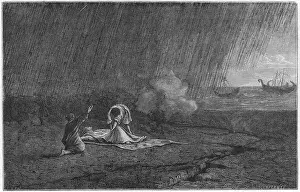 Figuier: Death of Pliny the Elder (Gaius Plinius Secundus