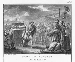 Romulus: Death of Romulus, founder of Rome