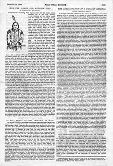 Hunkpapa: Death of Sitting Bull, assassination of Russian General, etc