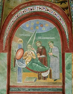 Piemonte: Death of St. Eldrado. Detail