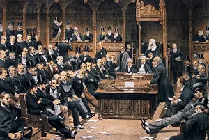 Terry Parker Collection (iln): A Debate In The House Of Commons, 1887