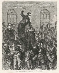 Debates: Debate between Stephen Douglas and Abraham Lincoln
