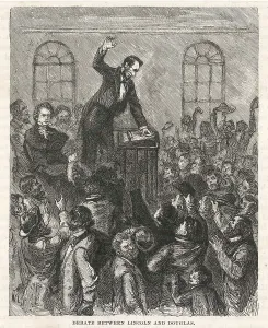 Debates: Debate between Stephen Douglas and Abraham Lincoln