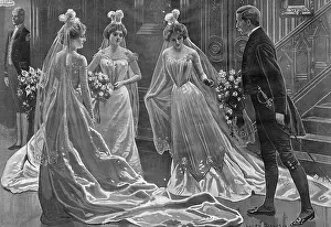 Handed: Debutante before presentation at Buckingham Palace