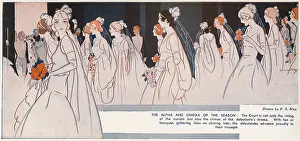 Debutantes about to be presented at court