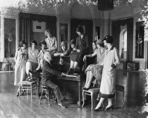 Rehearse: Debutantes Rehearsing Musical
