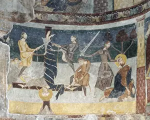 Apses: Decapitation of Saint John the Baptist. 12th