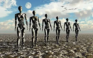 Mechanical: The decaying of futuristic robots