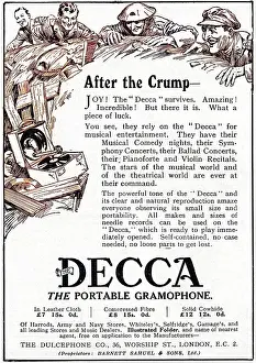 Crump: Decca advertisement, WW1