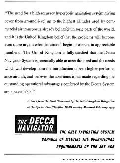 Hyperbolic: Decca Aircraft Hyperbolic Navigation Systems