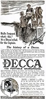 Decca gramophone advertisement, 1917