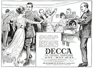 Gramophones: Decca Gramophone advertisement, post war