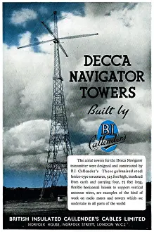 Insulated: Decca Navigator Towers Built By B.I.Callender. BICC