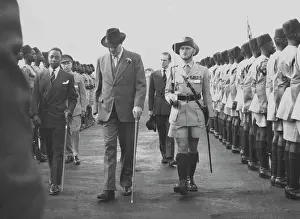 Camped: December 1955 - Return of the Kabaka - Inspecting a