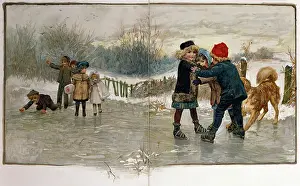 Ronde: December – children ice skating