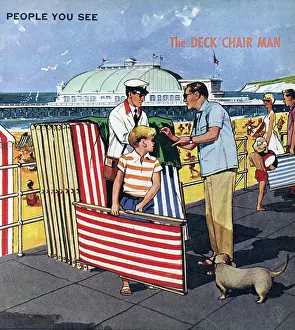 Look & Learn Nursery Material: The Deck Chair Man