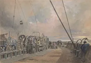 Telegraphic: Deck of Great Eastern, Aft: the Paying-out Machinery