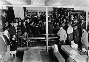 Decks: Between deck passengers on board of the Vaterland