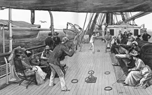 Quoits: Deck Quoits on board a P.&O. Steamer 1890