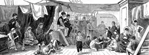 Dejected: The Deck of the Refugee Ship North Britain, 1882