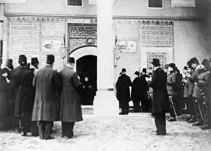 Caliph: Declaration of the holy war in Istanbul, 1914