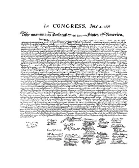 Signers: Declaration Of Independence 4Th