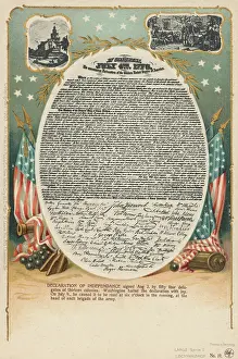 Autographed: The Declaration of Independence, USA