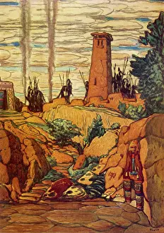 Bakst: DECOR, HELENE DE SPARTE