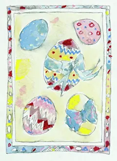 Blaney: Five decorated Easter eggs