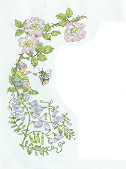 Hedgerow: Decorated letter from Molly Brett