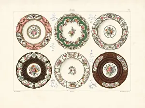Gillot: Decorated plates