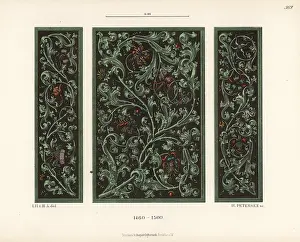Pikeman: Decorated sides and back of house altar, German