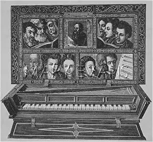 Spinet: DECORATED SPINET