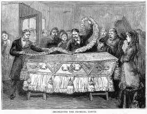 Terrorists: DECORATING TSAR'S COFFIN