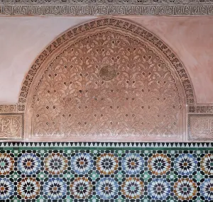 Yusuf: Decoration, Ben Youssef Madrasa, Marrakech, Morocco