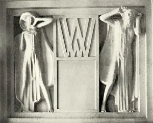 Neustiftgasse: Decoration element of the entrance