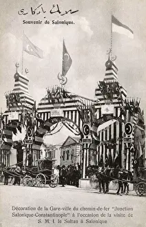 Thesalonica: Decoration on the Railway Terminus, Thessaloniki