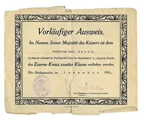 Rauch: decorations, Germany, Bavaria, Iron Cross, Second