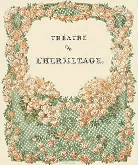 Lattice: Decorative border with Roses